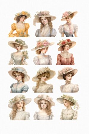 Jeunes filles victoriennes