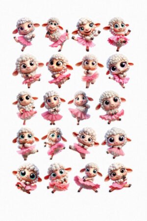 Moutons ballerines enchantées