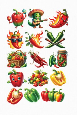 Fiesta de piments et poivrons