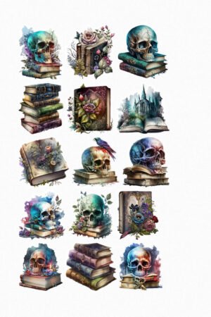 Grimoires et crânes mystiques