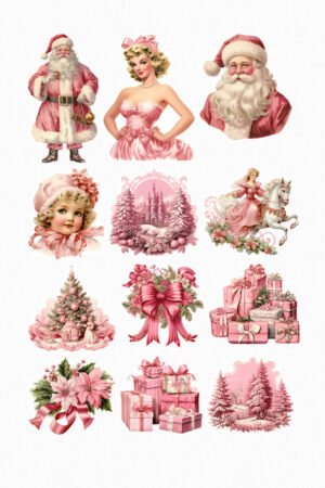 Noël rose vintage