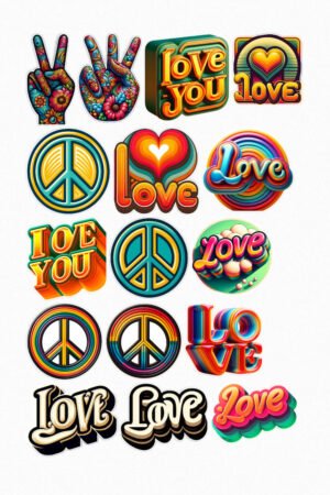 Hippie Chic Love & Peace