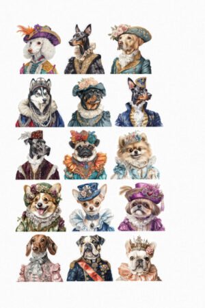 Portraits canins nobiliaires