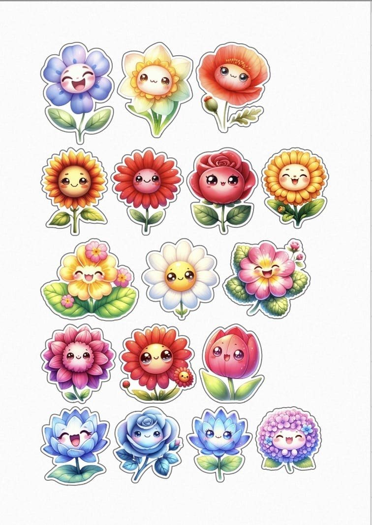 Stickers crées par Véronique, créatrice de stickers