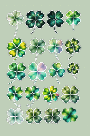 Trèfles porte-bonheur